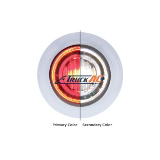 3 LED 3/4" Mini Double Fury Light (Clearance/Marker) - Red LED/White LED - United Pacific 36841