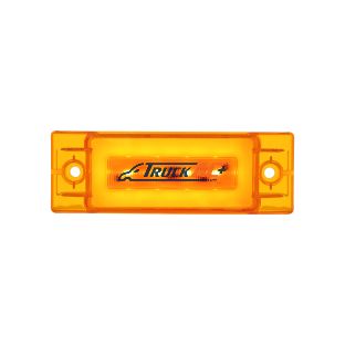 16 LED Rectangular GloLight (Clearance/Marker) - Amber LED/Amber Lens - United Pacific 36976