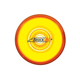 6 LED 2" Round GloLight (Clearance/Marker) - Amber LED/Amber Lens - United Pacific 37035B