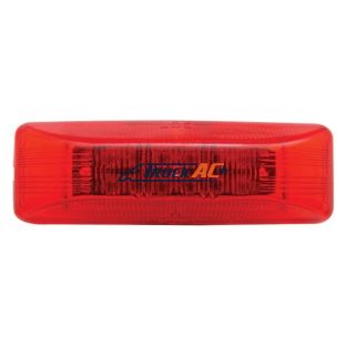 12 LED Rectangular Light (Clearance/Marker) - Red LED/Red Lens - United Pacific 38162B