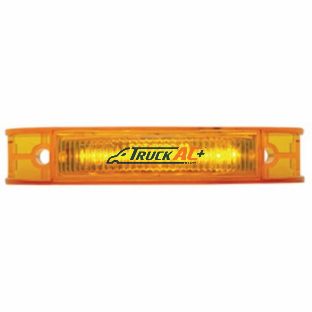 7 LED Rectangular Light (Clearance/Marker) - Amber LED/Amber Lens - United Pacific 38163