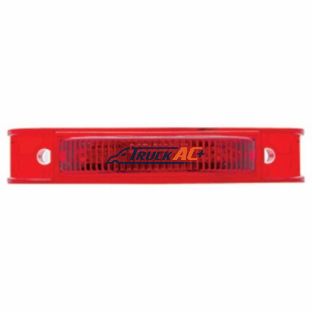 7 LED Rectangular Light (Clearance/Marker) - Red LED/Red Lens - United Pacific 38164