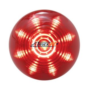 9 LED 2" Round Beehive Light (Clearance/Marker) - Red LED/Red Lens - United Pacific 38169