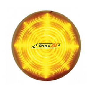 13 LED 2-1/2" Round Beehive Light (Clearance/Marker) - Amber LED/Amber Lens - United Pacific 38178