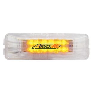 12 LED Rectangular Light (Clearance/Marker) - Amber LED/Clear Lens - United Pacific 38212