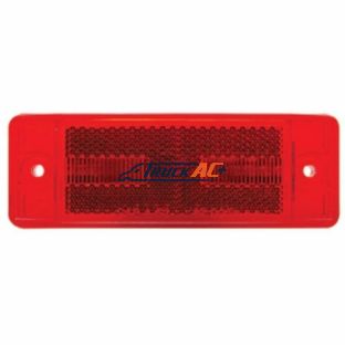 8 LED Rectangular Light (Clearance/Marker) With Reflex Lens - Red LED/Red Lens - United Pacific 38259