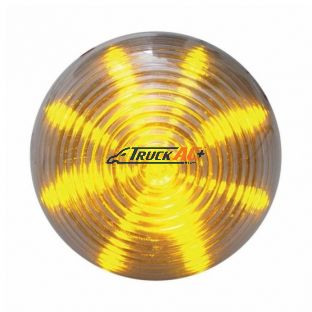 13 LED 2-1/2" Round Beehive Light (Clearance/Marker) - Amber LED/Clear Lens - United Pacific 38368