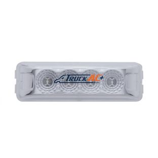 4 LED Reflector Rectangular Light (Clearance/Marker) - Red LED/Clear Lens - United Pacific 39466