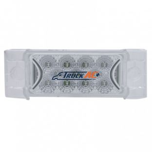 13 LED Reflector Rectangular Light (Clearance/Marker) - Red LED/Clear Lens - United Pacific 39595