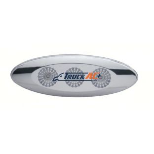 3 LED Slim Profile Reflector Light (Clearance/Marker) - Amber LED/Clear Lens - United Pacific 39723