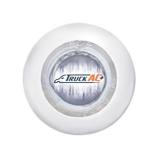3 LED 3/4" Mini Light With Bezel (Clearance/Marker) - White LED/Clear Lens - United Pacific 39937