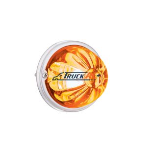 Glass Watermelon Light Kit With 2 LED Light-Amber LED/Clear Lens - United Pacific 35017