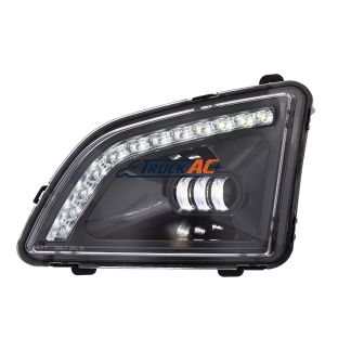 18 LED Black Projector Fog Light With Position Light For 2018-2024 Volvo VNL - Driver/Left - United Pacific 35859