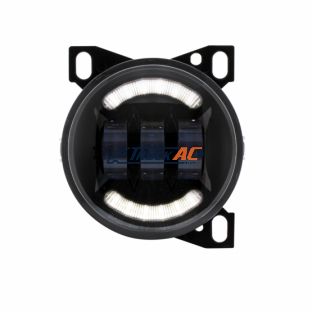 P54-1062-100, 18 LED Fog Light With LED Light Bar For Peterbilt 579 (2012-2021) & Kenworth T660 (2007-2017)-Black - United Pacific 36606