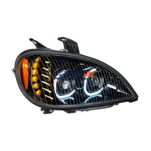 High Power LED Blackout Projection Headlight For 2001-2020 Freightliner Columbia - Passenger - United Pacific 31093