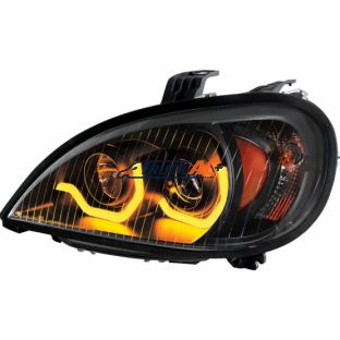 Blackout Projection Headlight With Dual Function Light Bar For 2001-2020 Freightliner Columbia - Driver - United Pacific 31224