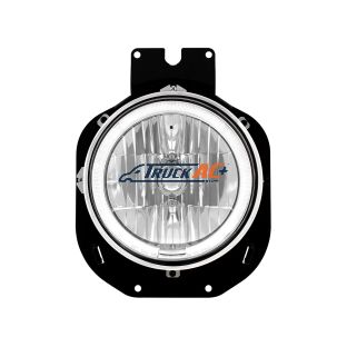Crystal Headlight With White LED Halo Ring For 1996-2005 Freightliner Century - United Pacific 31282