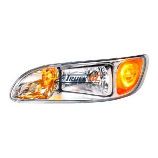16-09190-L Headlight For 2008+ Peterbilt 382/384/386/387 - Driver - United Pacific 31295