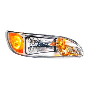 16-09190-R Headlight For 2008+ Peterbilt 382/384/386/387 - Passenger - United Pacific 31296