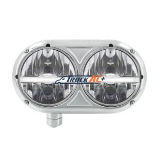 Headlight Assembly With 304 SS Housing & LED Headlights W/White LED Position Light For Peterbilt 359 - Driver - United Pacific 32143