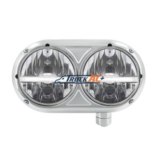 Headlight Assembly With 304 SS Housing & LED Headlights W/White LED Position Light For Peterbilt 359 - Passenger - United Pacific 32144