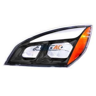 A66-01405-002, A66-01512-004 Black LED Headlight For 2018-2024 Freightliner Cascadia - Driver - United Pacific 35739