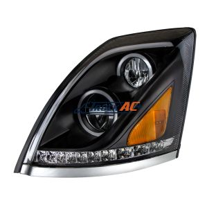 20359833, 20496653, 2081707, 20835984, 82329124, 82329590, 949000 Blackout LED Headlight for 2003-2017 Volvo VN/VNL - Driver - United Pacific 35755