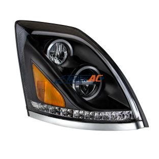 20359834, 20496654, 20817108, 20835985, 82329127, 82329592, 949010 Blackout LED Headlight for 2003-2017 Volvo VN/VNL - Passenger - United Pacific 35756