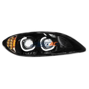 3596016C93 Blackout LED Headlight For 2006-2017 International Prostar - Passenger - United Pacific 35870