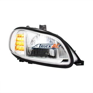 Chrome High Power Full LED Headlight For 2003-2024 Freightliner M2-Passenger - United Pacific 32909