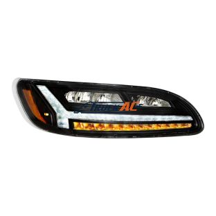Blackout 6 LED Headlight For Peterbilt 386 (2006-2016) & 387 (2000-2011)- Passenger - United Pacific 32931