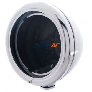 Stainless Steel "Classic" Headlight Housing - No Turn Signal - United Pacific 30368