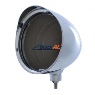 Chrome "CHOPPER" Headlight Housing With Smooth Visor - United Pacific 32181