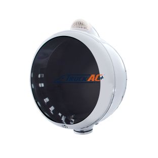 Stainless Steel Guide 682-C Headlight No Bulb With Dual Mode LED Signal - Clear Lens - United Pacific 32389