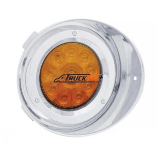 10 LED DRL Conversion Kit Without Visor For Pre-2005 Freightliner Century- Passenger -Amber LED & Lens - United Pacific 37411