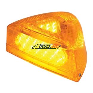 37 LED Turn Signal Light With Clear Base For 1987-2007 Peterbilt 379/378/357 - Amber LED/Amber Lens - United Pacific 38548