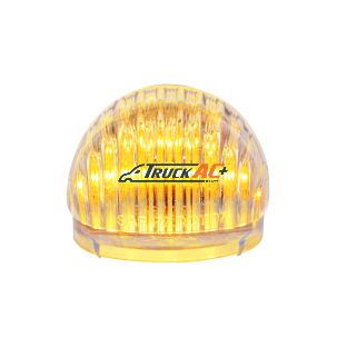 5 LED Dual Function Guide Headlight Turn Signal Light - Amber LED/Clear Lens - United Pacific 39518B