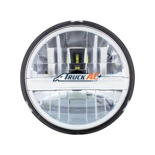 ULTRALIT - 8 High Power LED 5-3/4" Headlight - Silver - United Pacific 31201