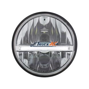 ULTRALIT - 9 LED 5-3/4" LED Headlight With White LED Position Light Bar - United Pacific 31267
