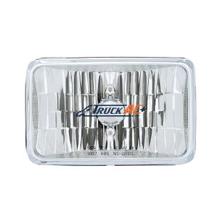 4" X 6" Crystal Rectangular Headlight, Glass Lens - High Beam - United Pacific 31390
