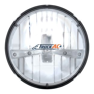ULTRALIT - 5 High Power LED 7" Dual Function Headlight - Chrome - United Pacific 31391