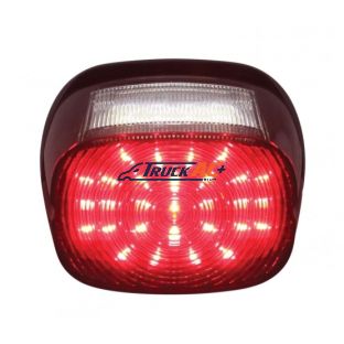 29 LED Tail Light For Harley Motorcycle With 4 LED License Light - Red LED/Smoked Lens - United Pacific 37099