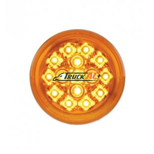 15 LED 2-3/8" Turn Signal Light For Harley Motorcycle- Amber LED/Amber Lens - United Pacific 37117