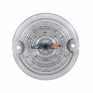 21 LED 3-1/4" Signal Light For Harley Motorcycle With 1156 Plug - Red LED/Clear Lens - United Pacific 37203