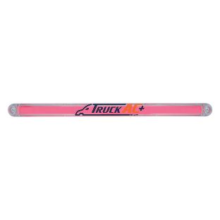 24 LED Dual Function 12" GloLight Bar With Bezel - Red LED/Clear Lens - United Pacific 32709
