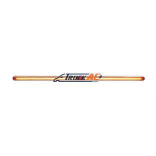 Dual 24 LED Dual Function 12" GloLight Bar With Bezel - Red LED/Clear Lens - United Pacific 32717