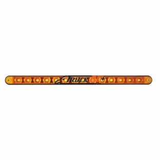 14 LED 12" Light Bar With Black Housing - Amber LED/Amber Lens - United Pacific 36484