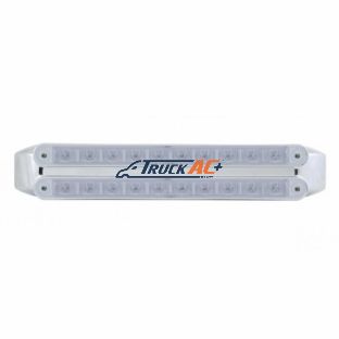 Dual 10 LED 9" Light Bars - Amber & Red LED/Clear Lens - United Pacific 37329