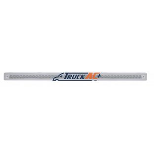 25-5/16" Stainless Light Bracket With 2X 19 LED 12" Light Bars - Red LED/Clear Lens - United Pacific 37935