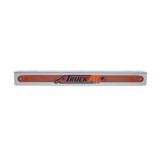 12-3/4" Stainless Light Bracket With 14 LED 12" Light Bar - Red LED/Red Lens - United Pacific 20772